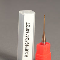 METALDUR LN 1*16*50 2FLUTE BALLNOSE COPPER 55HRC TiCN COATED