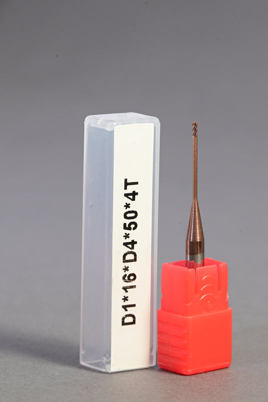 METALDUR LN 1*16*50 4FLUTE FLAT COPPER 55HRC TiCN COATED