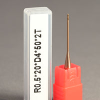 METALDUR LN 1*20*50 2FLUTE BALLNOSE COPPER 55HRC TiCN COATED