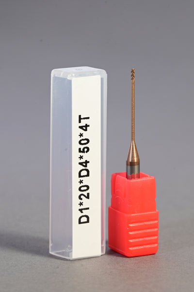 METALDUR LN 1*20*50 4FLUTE FLAT COPPER 55HRC TiCN COATED