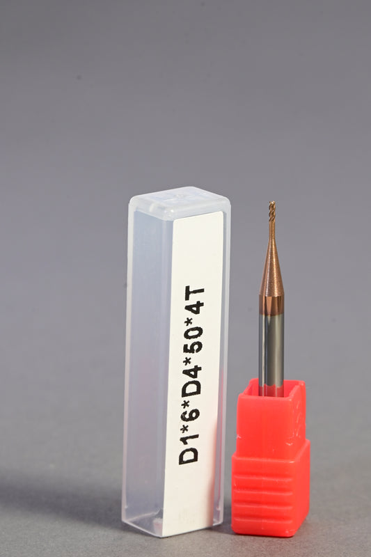 METALDUR LN 1*6*50 4FLUTE FLAT COPPER 55HRC TiCN COATED