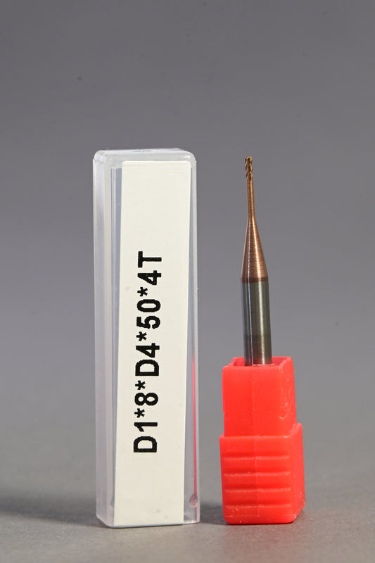 METALDUR LN 1*8*50 4FLUTE FLAT COPPER 55HRC TiCN COATED