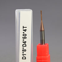 METALDUR LN 1*8*50 4FLUTE FLAT COPPER 55HRC TiCN COATED