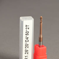 METALDUR LN 2.5*20*50 2FLUTE BALLNOSE COPPER 55HRC TiCN COATED