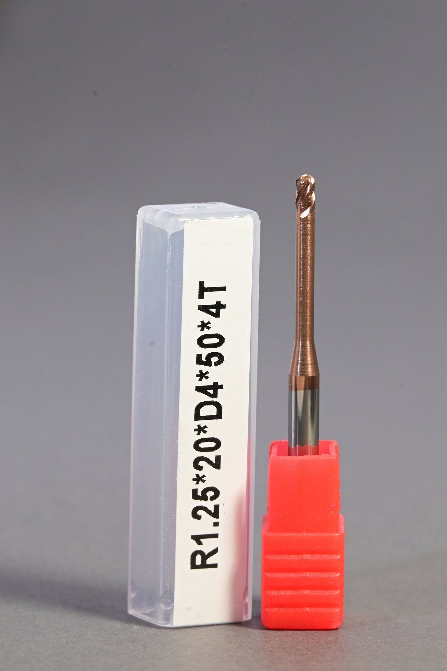 METALDUR LN 2.5*20*50 4FLUTE BALLNOSE COPPER 55HRC TiCN COATED
