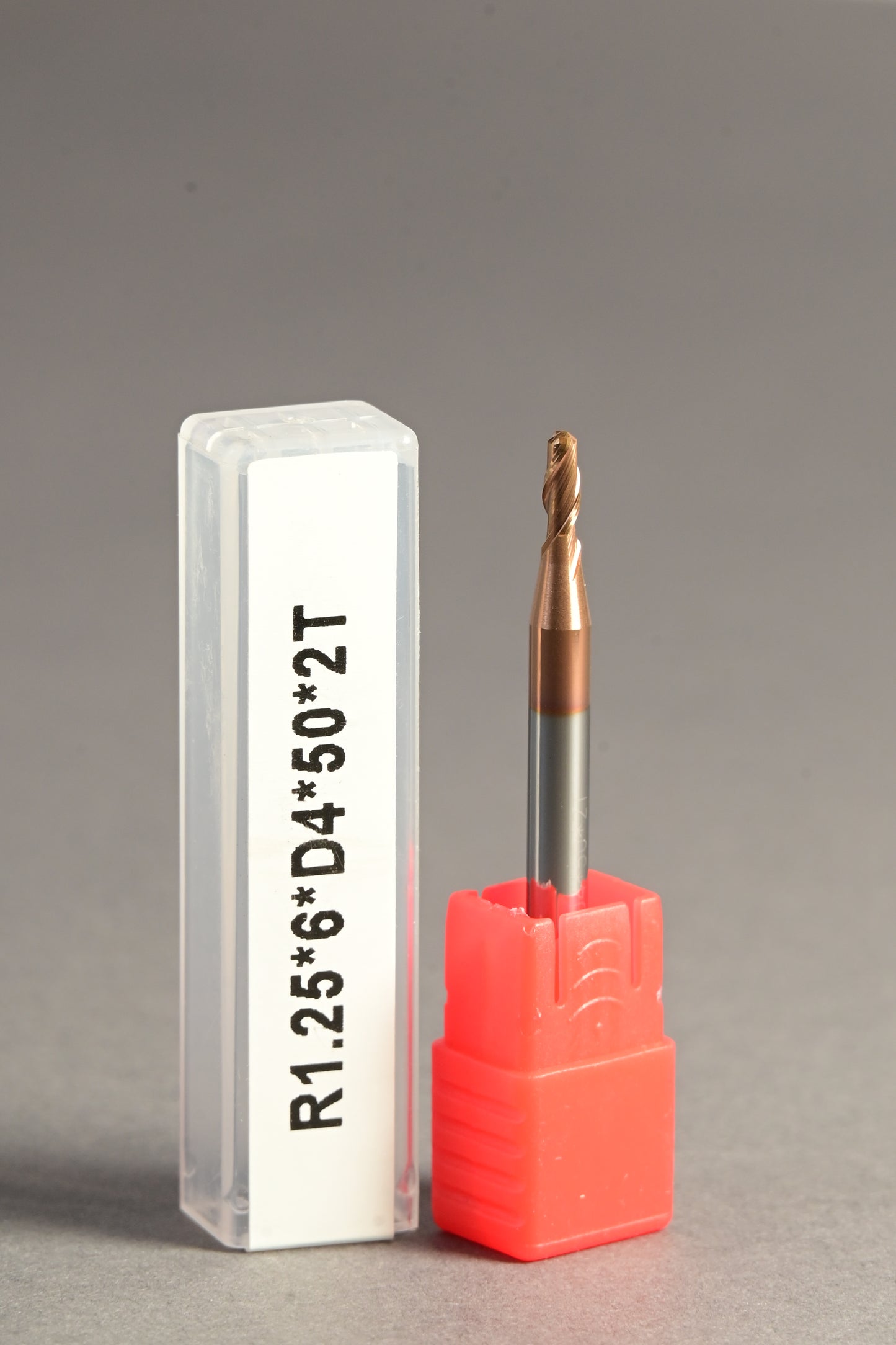 METALDUR LN 2.5*6*50 2FLUTE BALLNOSE COPPER 55HRC TiCN COATED