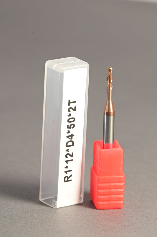 METALDUR LN 2*12*50 2FLUTE BALLNOSE COPPER 55HRC TiCN COATED