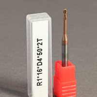METALDUR LN 2*16*50 2FLUTE BALLNOSE COPPER 55HRC TiCN COATED