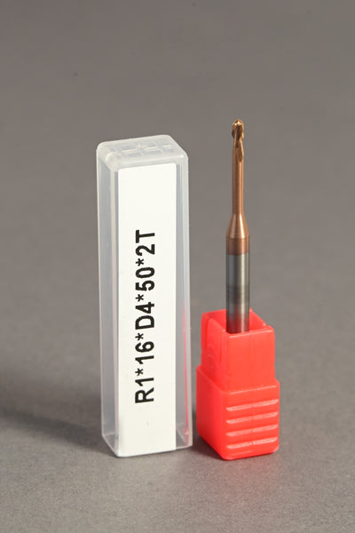 METALDUR LN 2*16*50 2FLUTE BALLNOSE COPPER 55HRC TiCN COATED