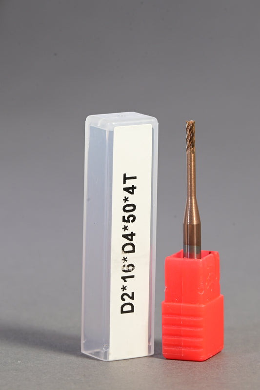 METALDUR LN 2*16*50 4FLUTE FLAT COPPER 55HRC TiCN COATED