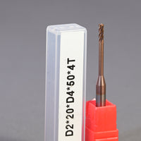 METALDUR LN 2*20*50 4FLUTE FLAT COPPER 55HRC TiCN COATED
