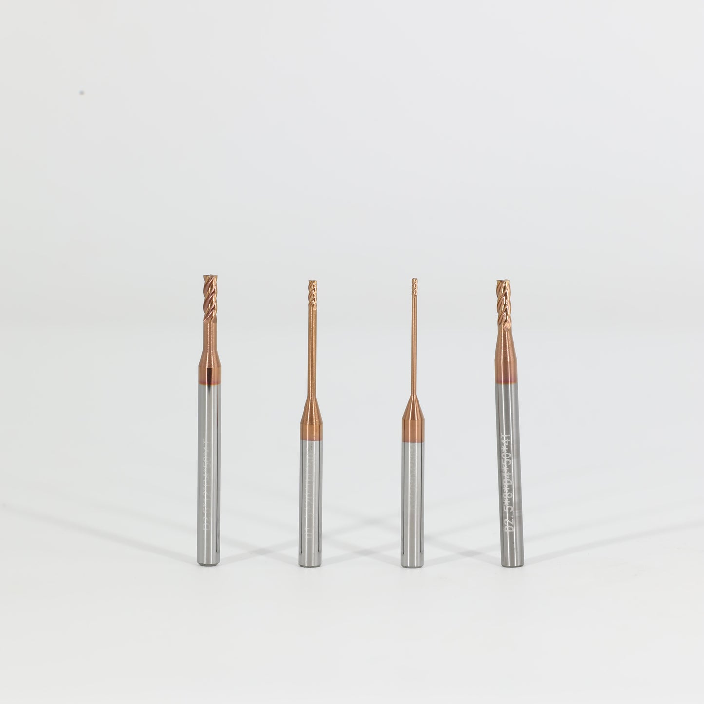 METALDUR LN 2.5*16*50 4FLUTE FLAT COPPER 55HRC TiCN COATED