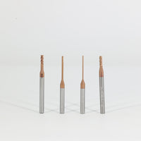 METALDUR LN 2.5*16*50 4FLUTE FLAT COPPER 55HRC TiCN COATED