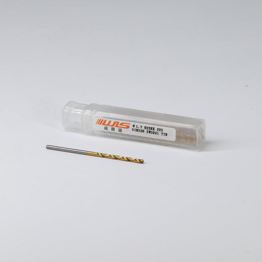 WILSON HS 1.7*20*43 HSS-EX M35 SUS DIN338 TiN
