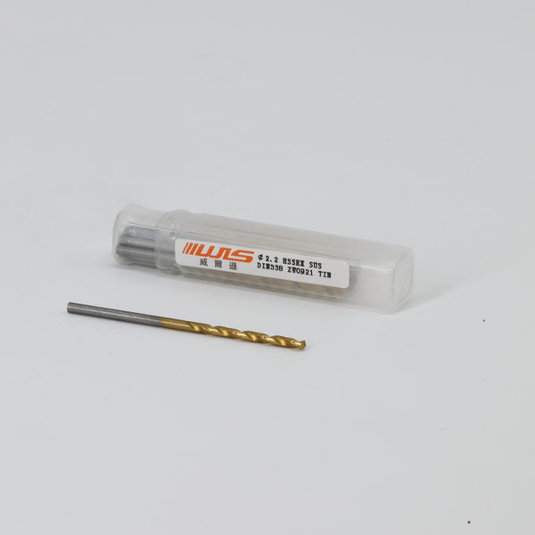 WILSON HS 2.2*27*53 HSS-EX M35 SUS DIN338 TiN