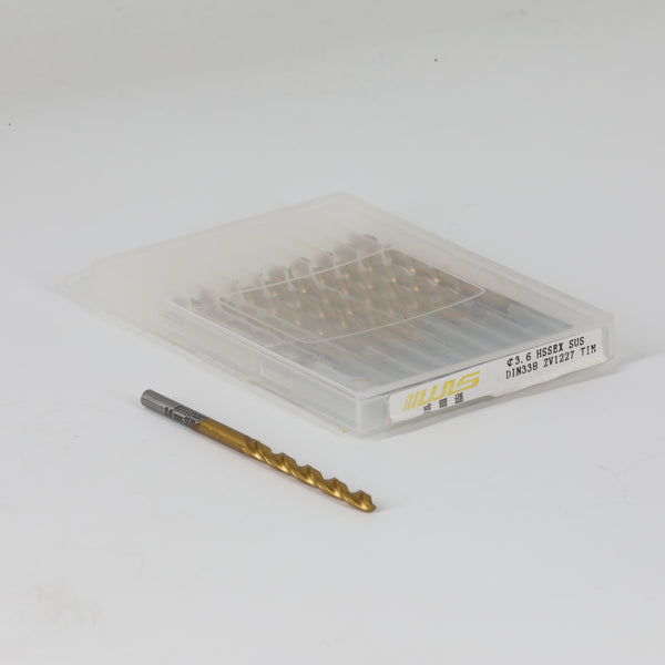 WILSON HS 3.6*39*70 HSS-EX M35 SUS DIN338 TiN