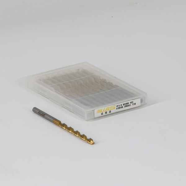 WILSON HS 3.8*43*75 HSS-EX M35 SUS DIN338 TiN