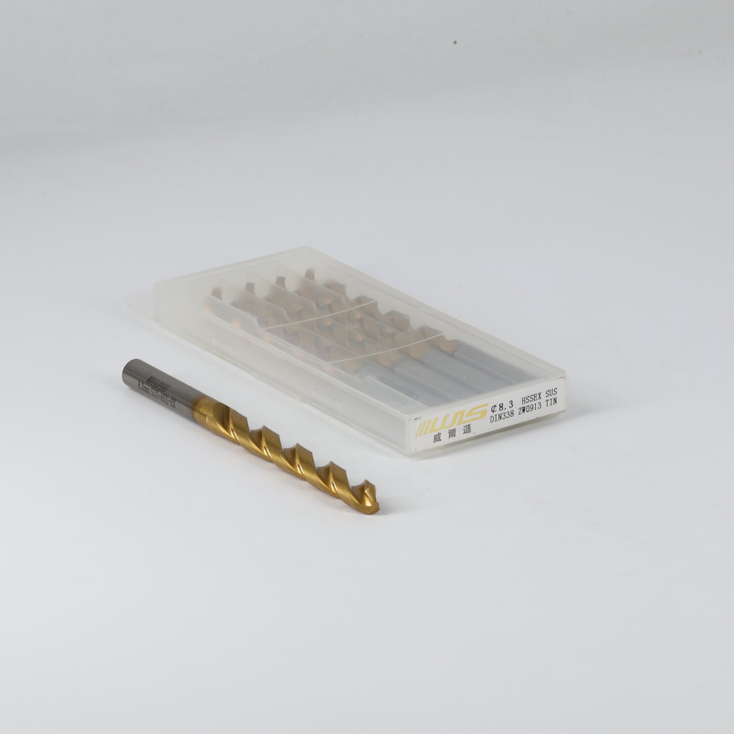 WILSON HS 8.3*75*117 HSS-EX M35 SUS DIN338 TiN