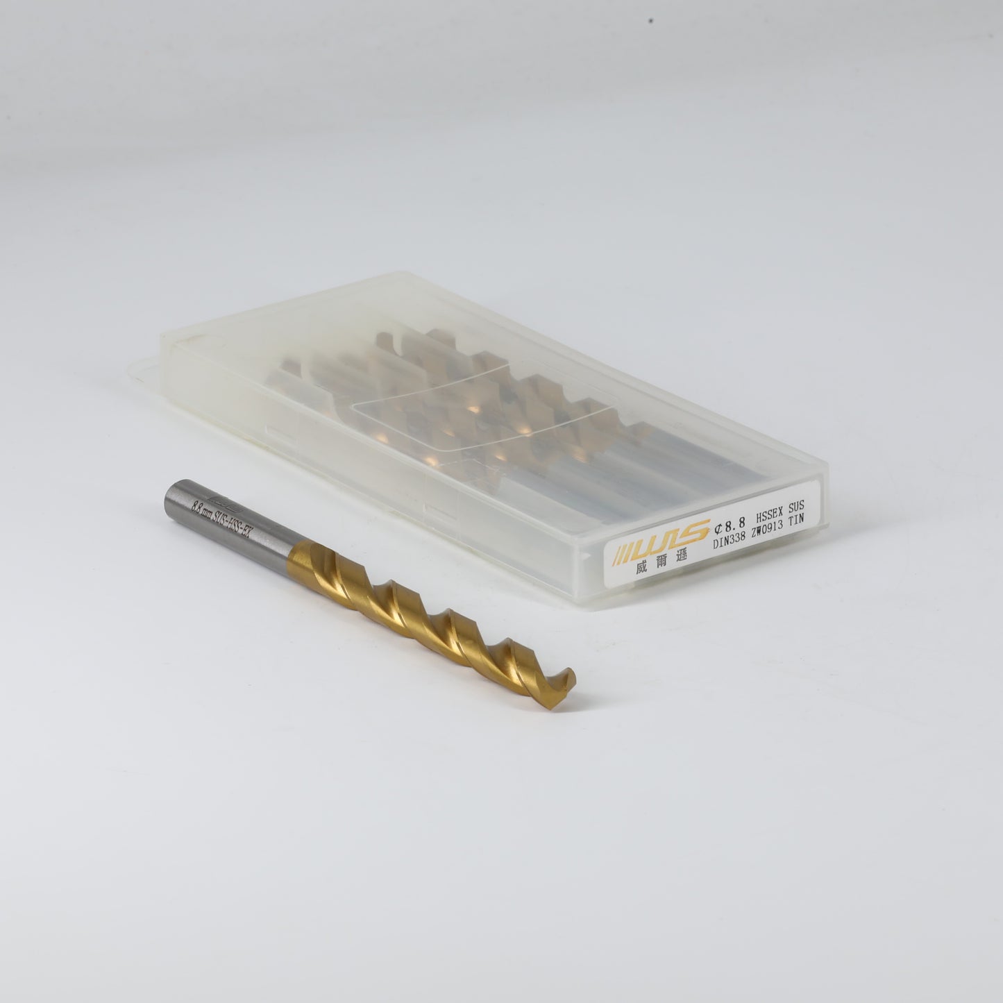 WILSON HS 8.8*81*125 HSS-EX M35 SUS DIN338 TiN