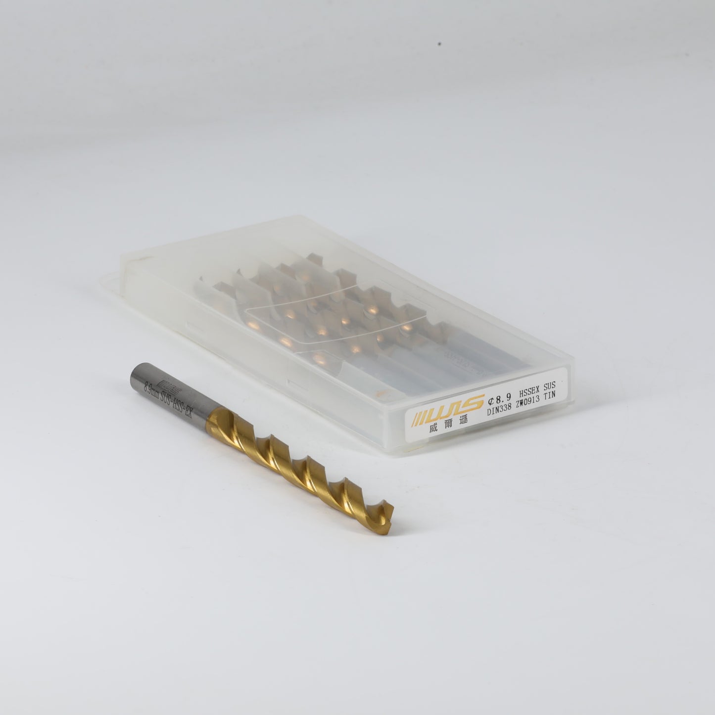 WILSON HS 8.9*81*125 HSS-EX M35 SUS DIN338 TiN